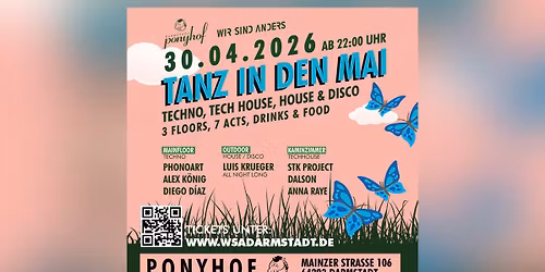 Darmstadts Elektronischer Tanz in den Mai