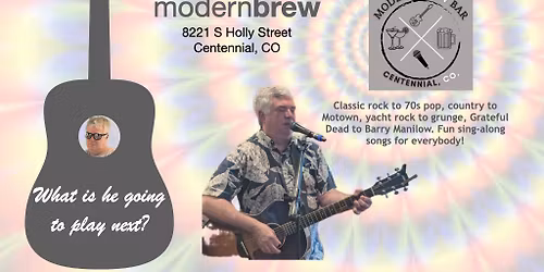 Steve Clement at Modern Brew 2-5 PM