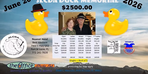 2026 SLCDA Duck Memorial tournament