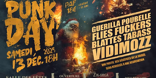 Punk Day\/13.12.25\/ Esprels(70)\/Zig&Orga Simpson's Pub\/Concert Caritatif.