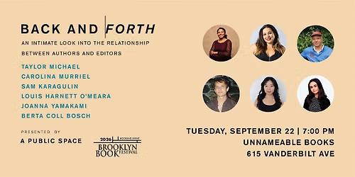 Back and Forth: The Relationship Between Authors and Editors