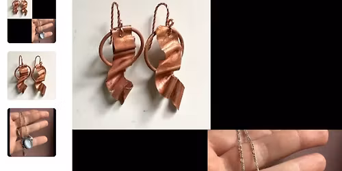 Intro to Metalsmithing - Jewelry Making FOR TEENS! 3-wks Thursdays, Nov. 13th, 20th & Dec. 4tht