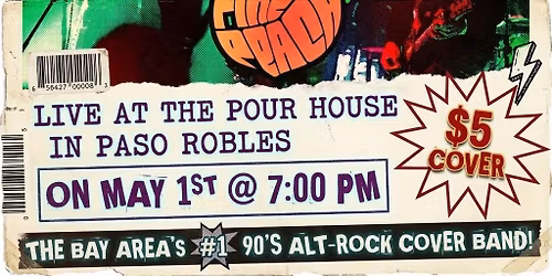 FIRE PEACH- THE BAY AREA's #1 90's ALT-ROCK BAND live at The Pour House! 