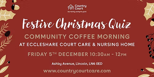 Festive Christmas Quiz and Community Coffee Morning