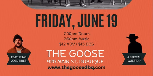 River & His Band w\/ Joel Sires LIVE at The Goose in Dubuque!