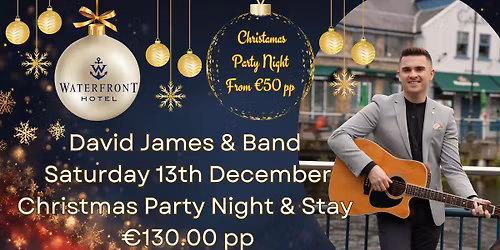 Christmas Party Night Saturday 13th December 