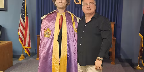 Entered Apprentice Initiation for Cosmo Jr.  