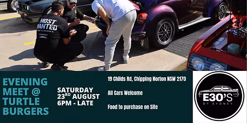 Cars and Burgers Evening Meet