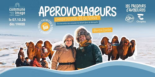 Ap\u00e9roVoyageurs Projection - "L'hiver du Gobi, vie ou survie ?"