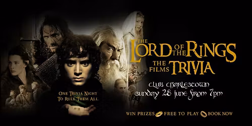 Lord of the Rings Trivia - Club Charlestown