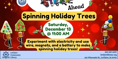 Full STEAM Ahead: Spinning Holiday Trees