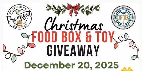 Christmas Food Box & Toy Giveaway