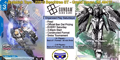 Sydekick Toys Gundam Card Game Learn-to-Play & Organized Play