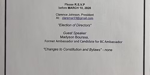 Kiwanis Club of the Central Okanagan AGM