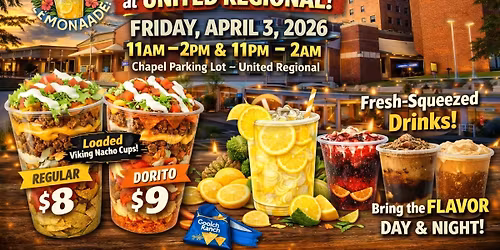 \ud83c\udf34\ud83c\udf4b **Tropical Viking Lemonaade! at United Regional** \ud83c\udf4b\ud83c\udf34