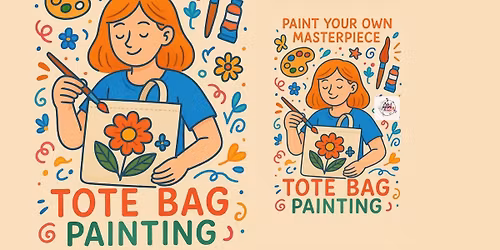 Tote beg painting workshop