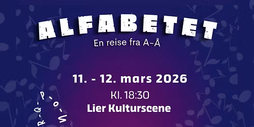 Musikklinja presenterer: "ALFABETET - en musikalsk reise fra A-\u00c5"