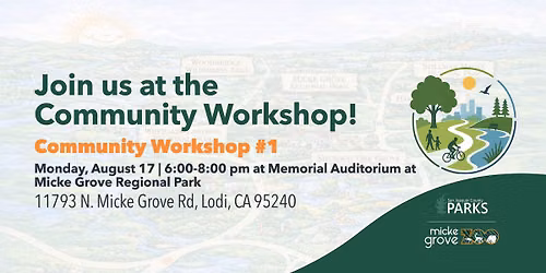 San Joaquin County Parks Community Workshop #1