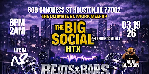 BEATS & BARS - FREESTYLE EDITION $8 DRINK SPECIALS