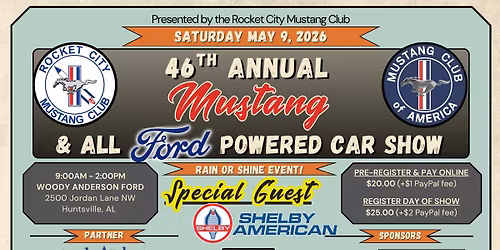 46th Annual Mustang and All Ford Powered Car Show