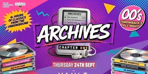 ARCHIVES - The UK's Biggest 00s Party | Bournemouth Freshers 2026