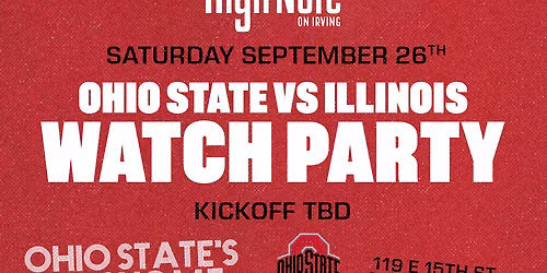 Ohio State vs Illinois Watch Party