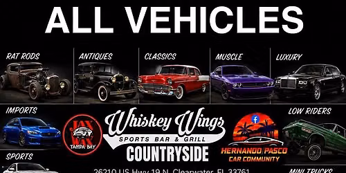 JaxWax Cars n Coffee @ Whiskey Wings Countryside 