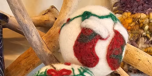 Needle Felted Ornaments