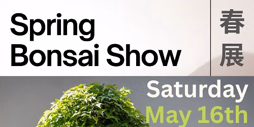 Spring Bonsai Show