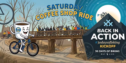 FAB Saturday Coffee Shop Ride: #30DaysOfBiking Kickoff!