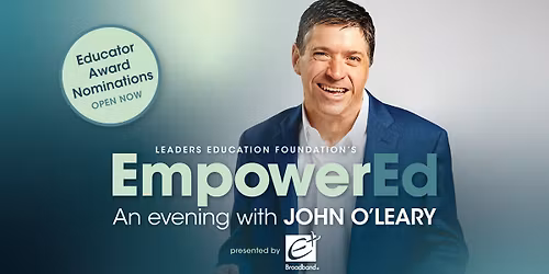 EmpowerEd: An Evening with John O'Leary Presented by EPlus Broadband