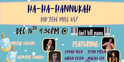 Ha Ha Hannukah