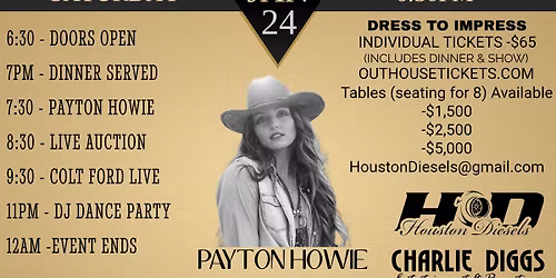 Houston Diesels Charity Banquet 2026