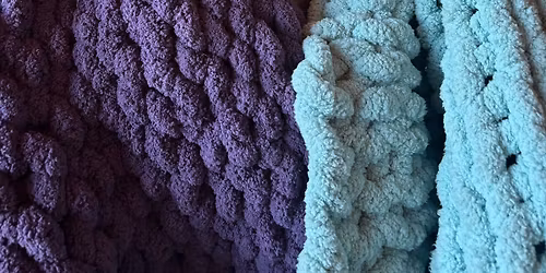 Chunky Knit Blanket Party- Vitamin Sea Plymouth 10\/29