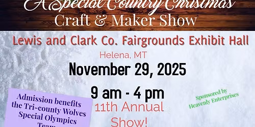 A Special Country Christmas Craft and Maker Show!