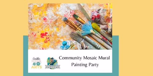 Community Mosaic Mural Painting Party