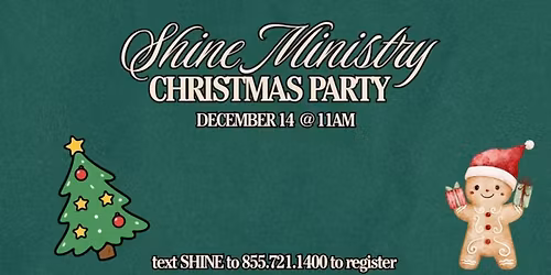 Shine Ministry Christmas party