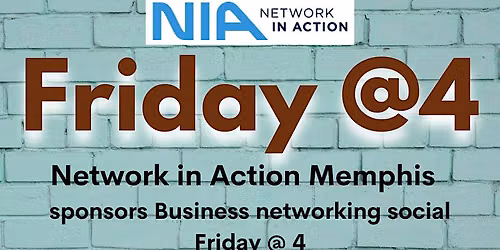 Network in Action Business Networking Social, Friday@4 @ Meddlesome, Sep 25