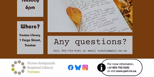 Writers' Get-together (drop-in) -Trenton