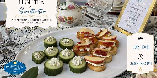 Afternoon High Tea at Sweetwater Branch Inn