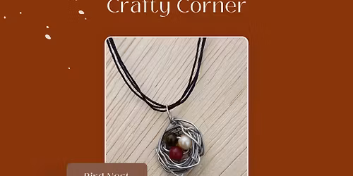 Crafty Corner: Bird Nest Pendant