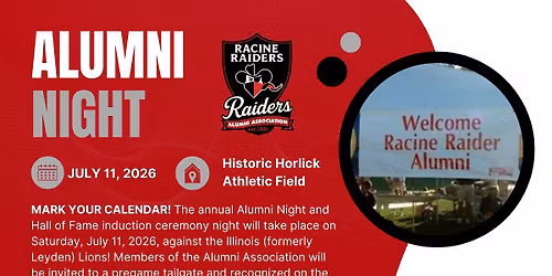 Alumni Night and Hall of Fame Induction Ceremony