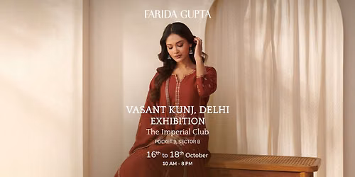 Farida Gupta | Vasant Kunj, Delhi Exhibition \ud83d\udecd\ufe0f