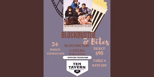Blockbuster & Bites : The Breakfast Club