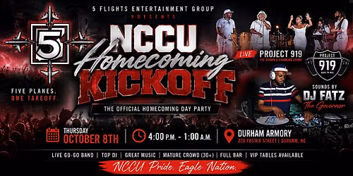 NCCU Homecoming Kickoff