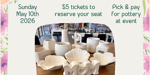 3rd Annual Mother's Day Painting at The Rogue Roundabout