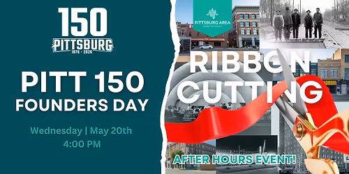 Ribbon Cutting \u2013 Pittsburg Founders Day: Celebrating 150 Years