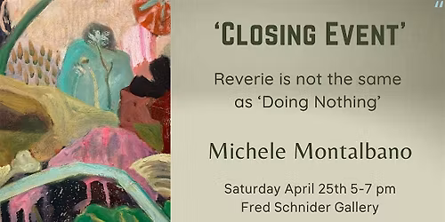 Closing Event for painter Michele Montalbano