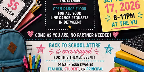 Line Dance Party \u270f\ufe0f | Back To School Theme