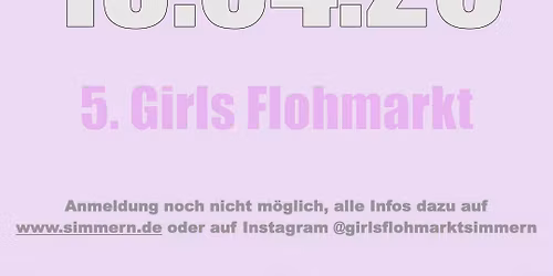5. Girls Flohmarkt